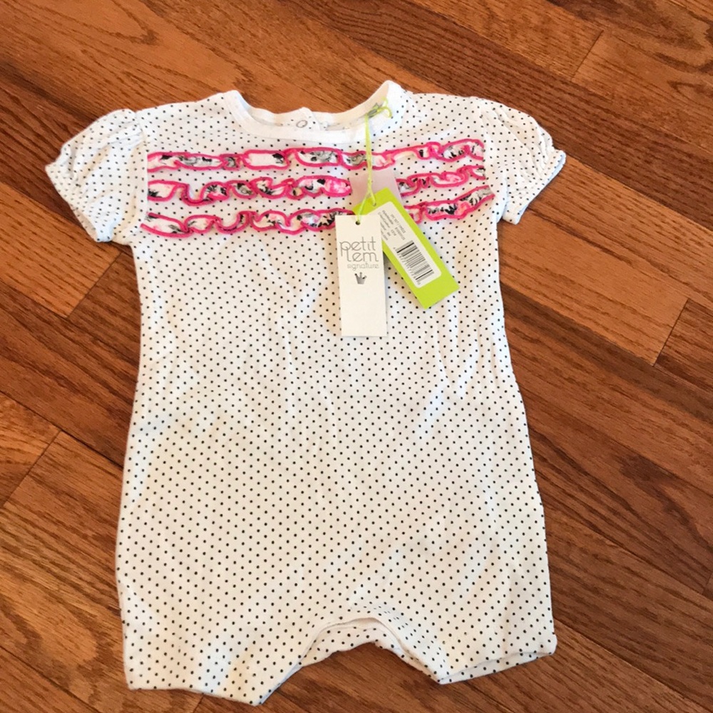 Petit Lem onesie 6M